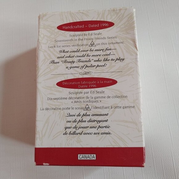 CUTE Hallmark Frosty Friends Collector's Series Keepsake Ornament w/Box - Picture 4 of 7